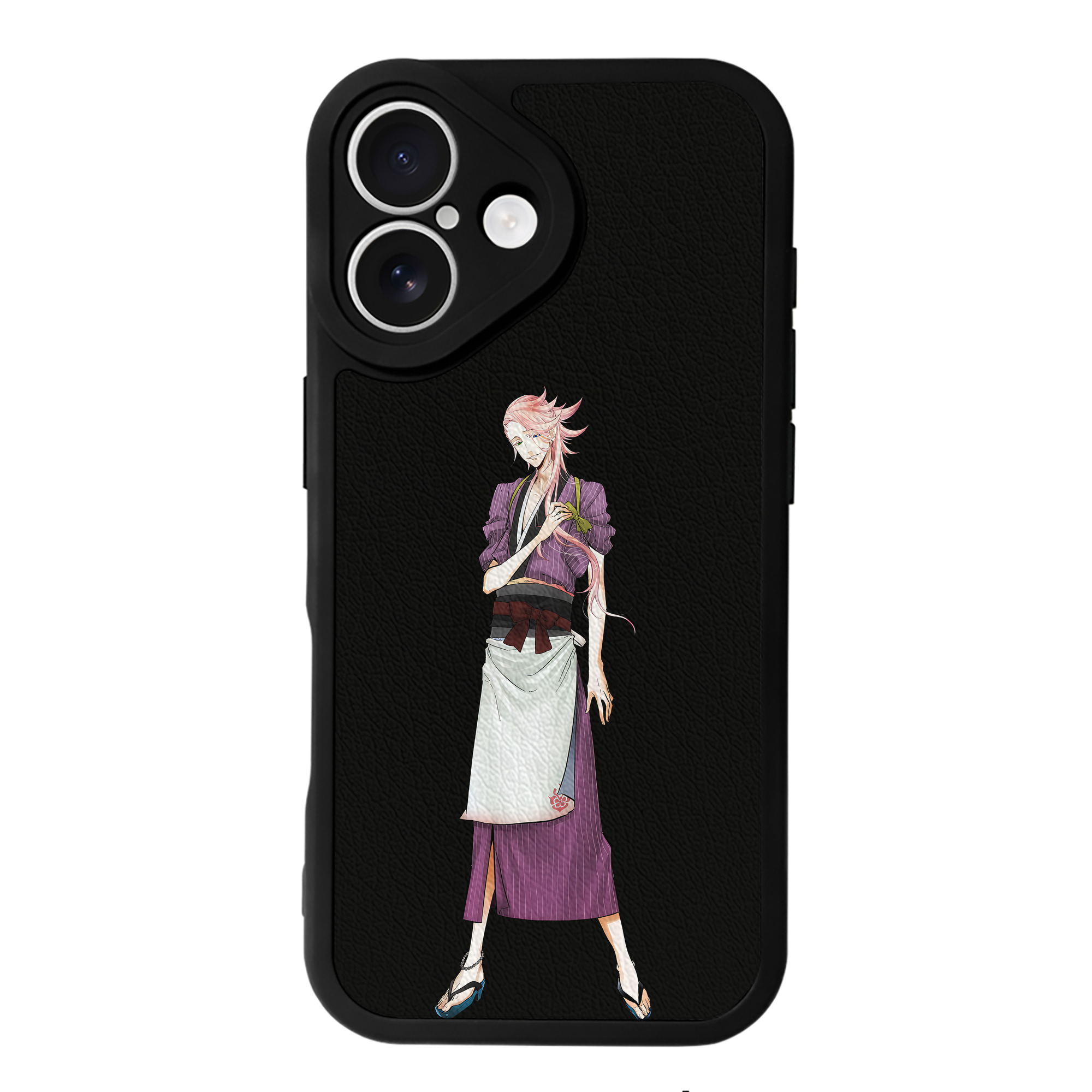 （画像用） 刀剣乱舞 Touken Ranbu 【iPhone 16シリーズ対応】シリコンスマホケース（レザー調） 材質：シリコン
